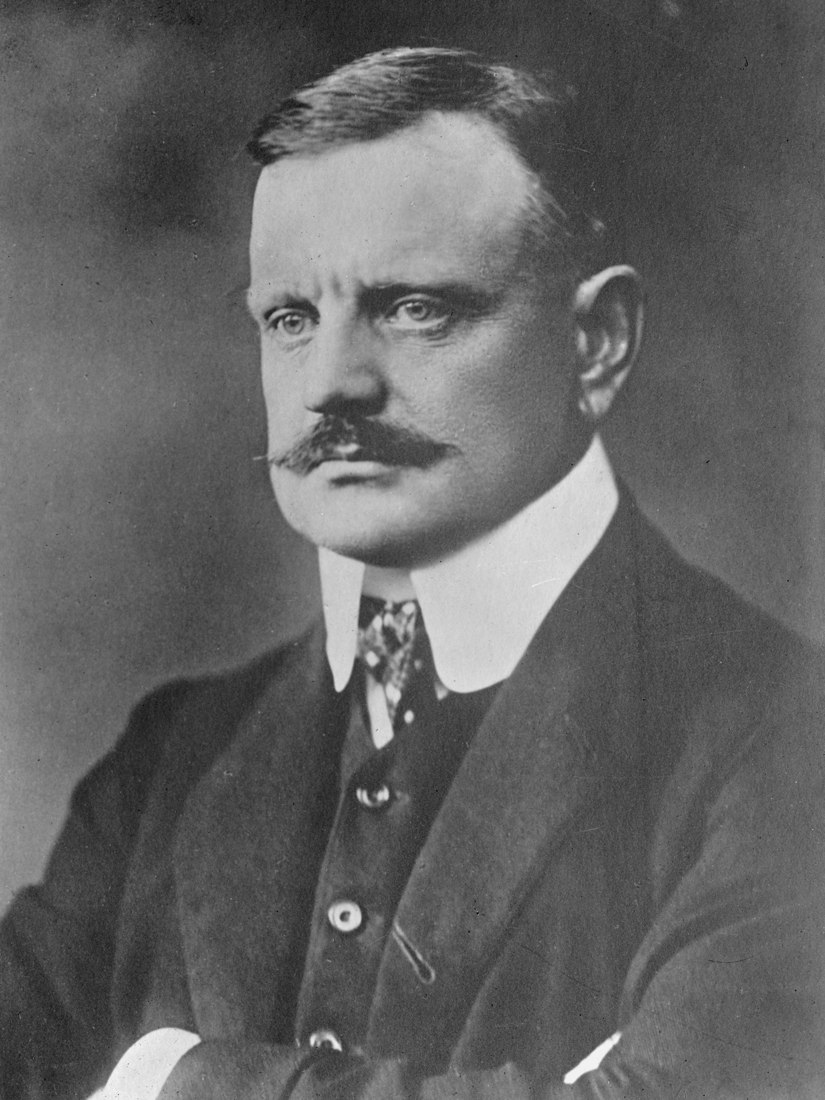 Jean Sibelius, historisches Porträt von 1913
